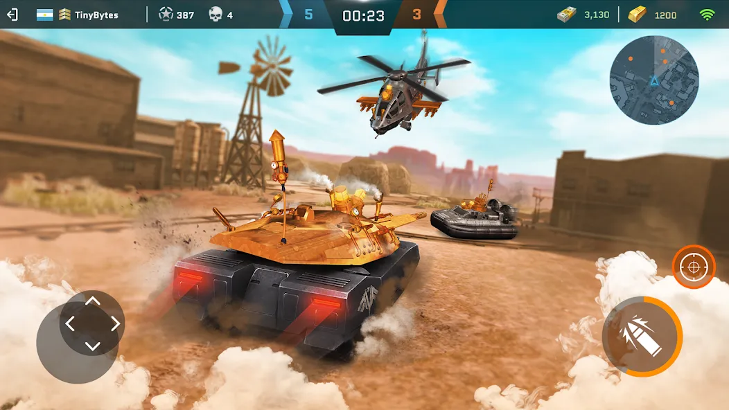 Скачать Massive Warfare: Tanks PvP War на телефон — Много денег и бессмертие — скриншот 5