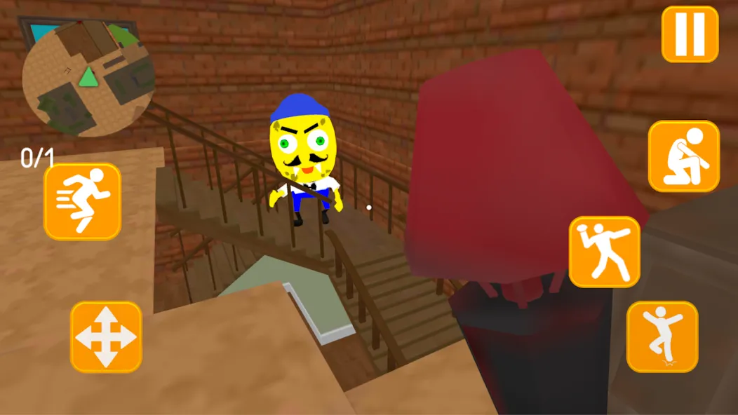 Скачать Neighbor Sponge. Scary Secret на телефон — Много денег — скриншот 3