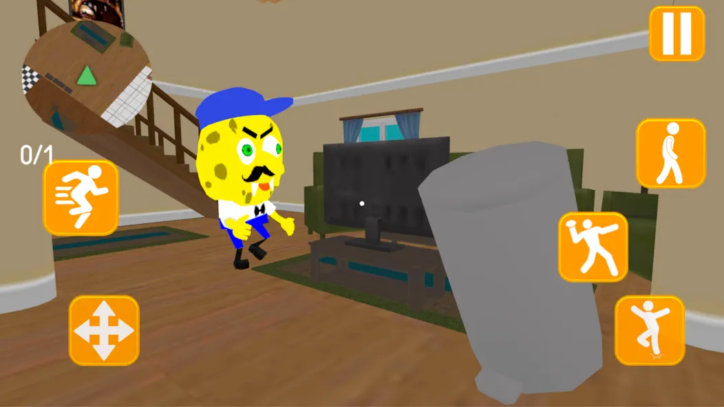 Скачать Neighbor Sponge. Scary Secret на телефон — Много денег — скриншот 5
