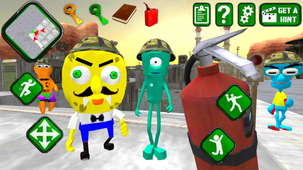 Скачать Sponge Area 51. Neighbor Alien — Много денег — скриншот 2