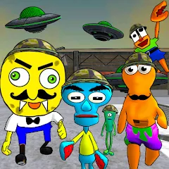 Скачать Sponge Area 51. Neighbor Alien — Много денег