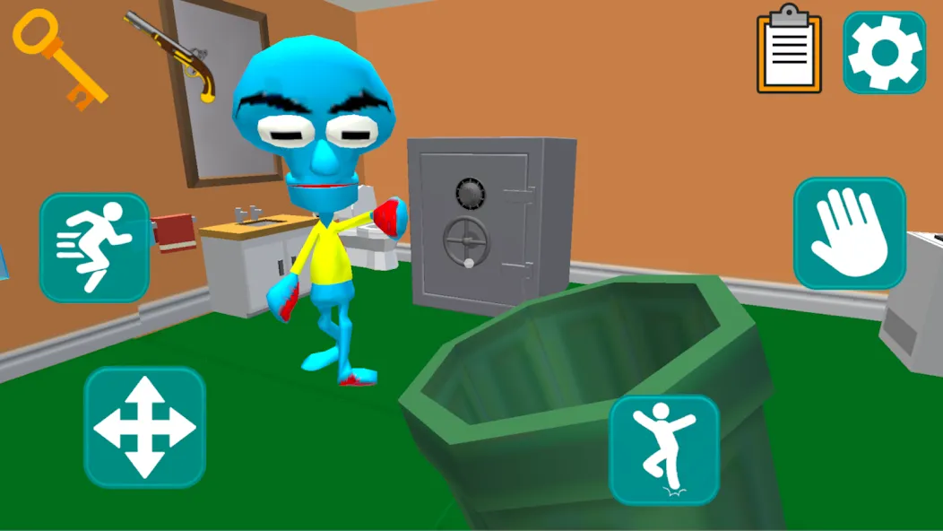 Скачать взлом Squid Neighbor. Sponge Escape на Андроид — Много денег — скриншот 2