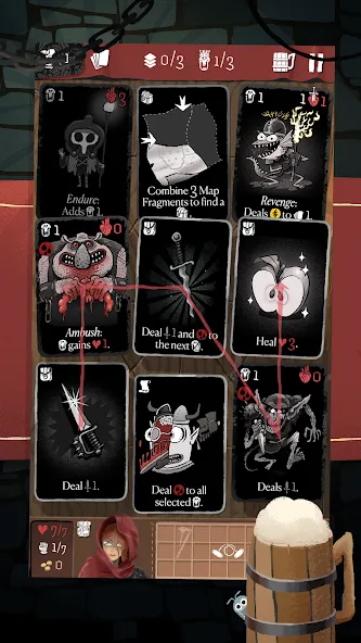 Скачать Card Crawl Adventure с модом — Много золота — скриншот 1