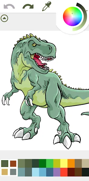 Скачать взлом Dinosaurs Coloring Book Dino на Андроид — Все цвета и кисти открыты — скриншот 1 Скачать взлом Dinosaurs Coloring Book Dino на Андроид — Все цвета и кисти открыты — скриншот 1