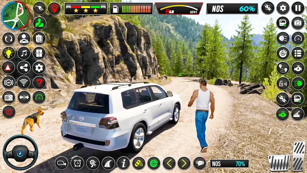 Скачать US Car Parking Game 2024 с модом — Много денег — скриншот 1