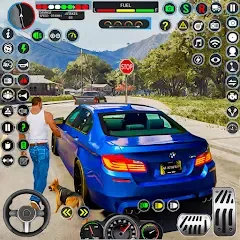 Скачать US Car Parking Game 2024 с модом — Много денег
