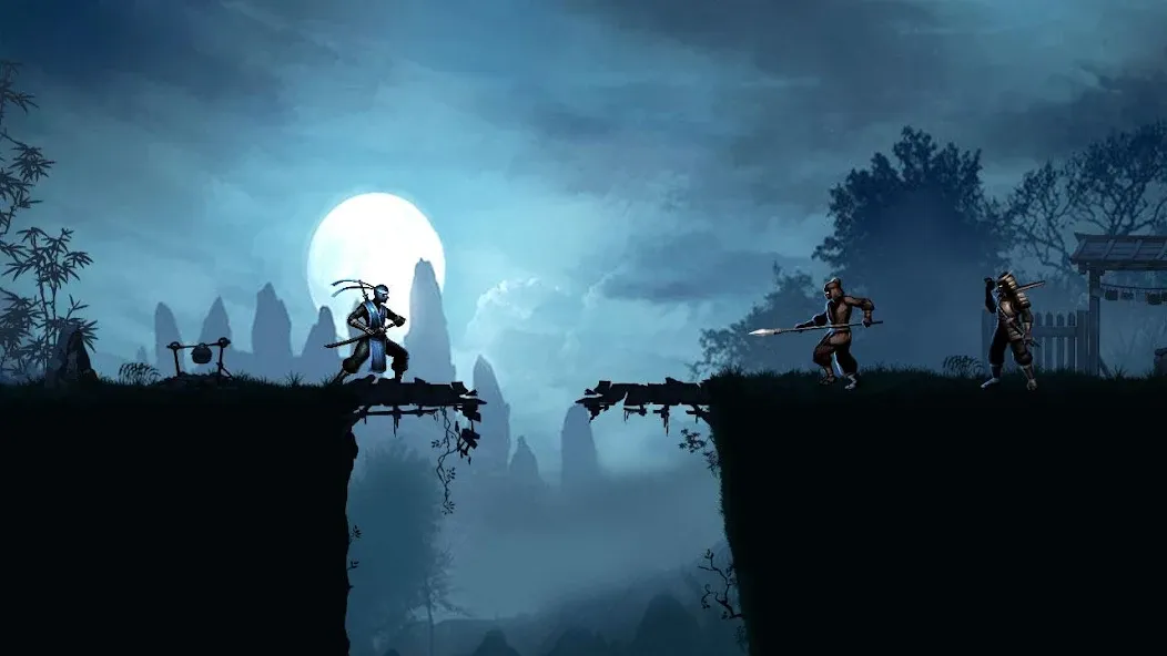 Ninja warrior: legend of adven MOD APK на Android — Много денег — скриншот 1