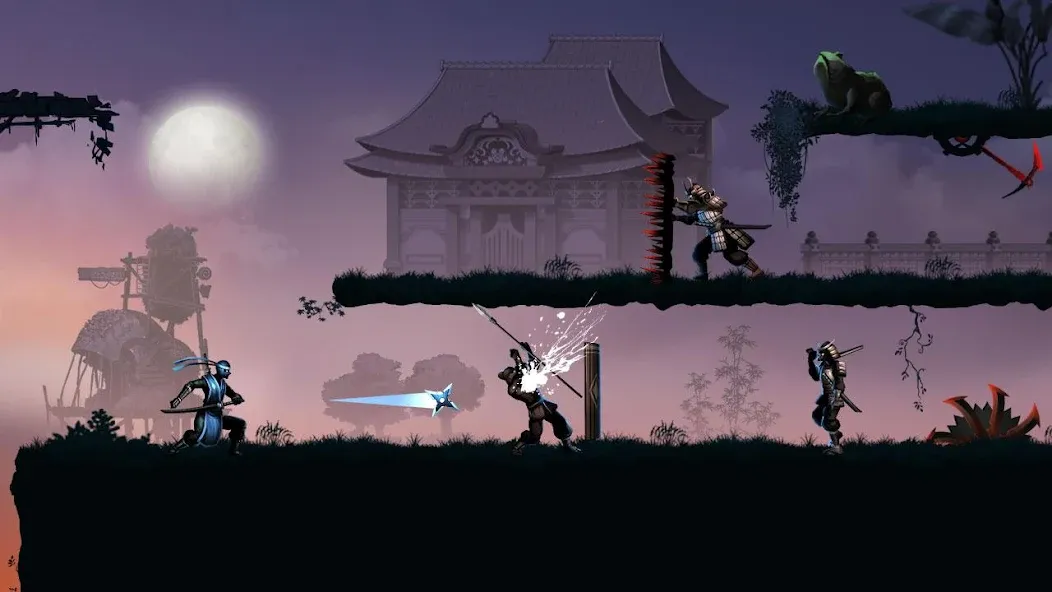 Ninja warrior: legend of adven MOD APK на Android — Много денег — скриншот 2