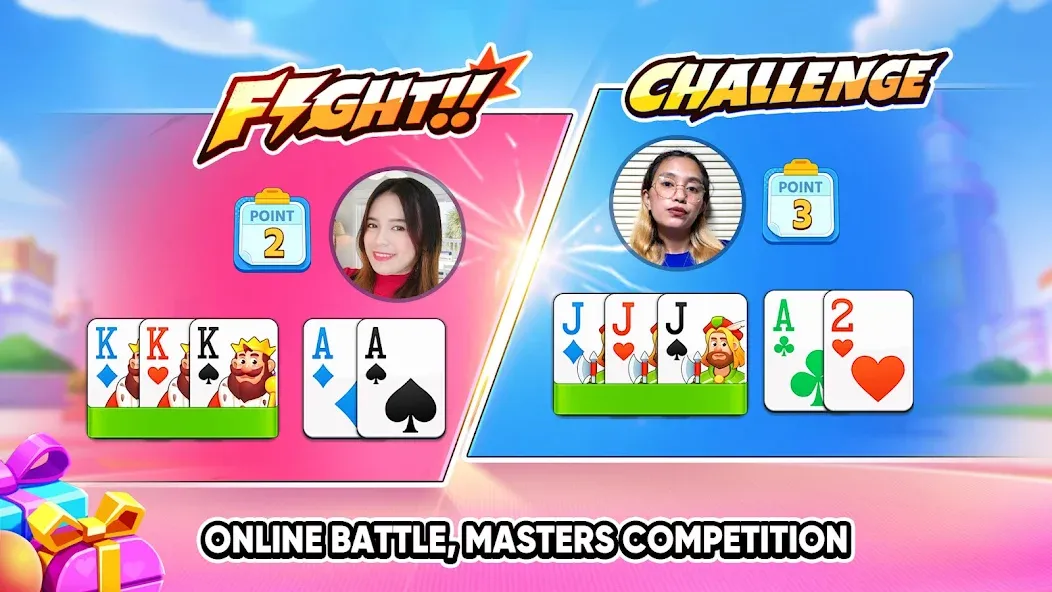 Tongits Go - Mines Slots Pusoy MOD — Бесконечные деньги и золото на Андроид — скриншот 2