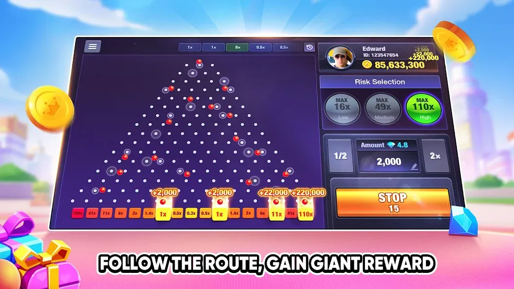 Tongits Go - Mines Slots Pusoy MOD — Бесконечные деньги и золото на Андроид — скриншот 3