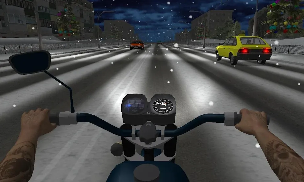 Скачать Russian Moto Traffic Rider 3D — Много денег — скриншот 5