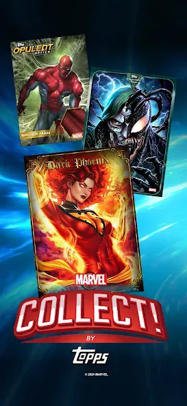 Скачать Marvel Collect! by Topps® (Мод: Бесконечные кристаллы) на Андроид — скриншот 1
