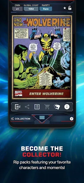 Скачать Marvel Collect! by Topps® (Мод: Бесконечные кристаллы) на Андроид — скриншот 2