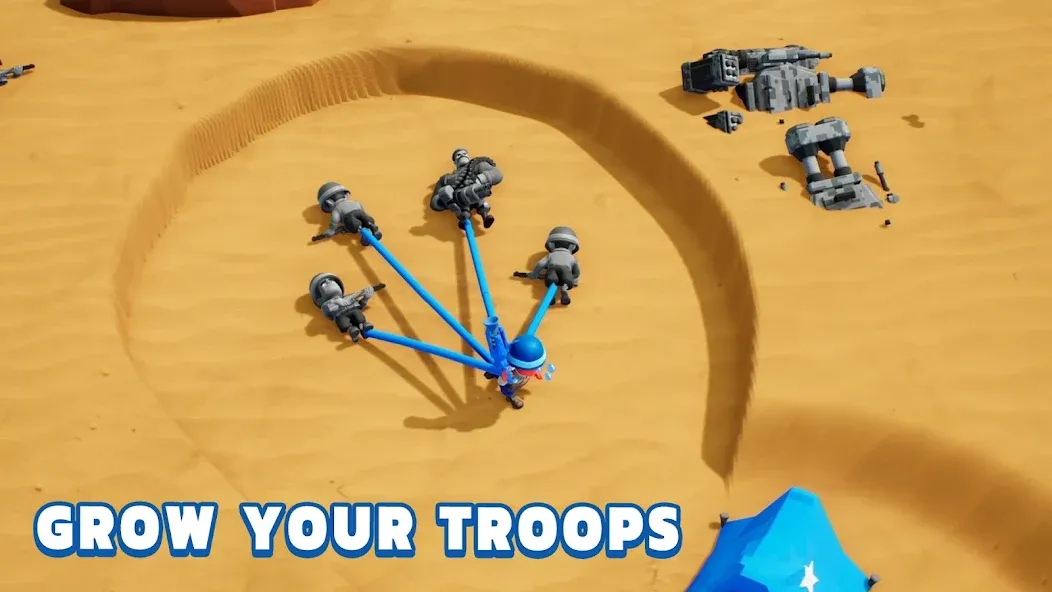 Скачать взломанную Top War: Battle Game — Много денег — скриншот 2