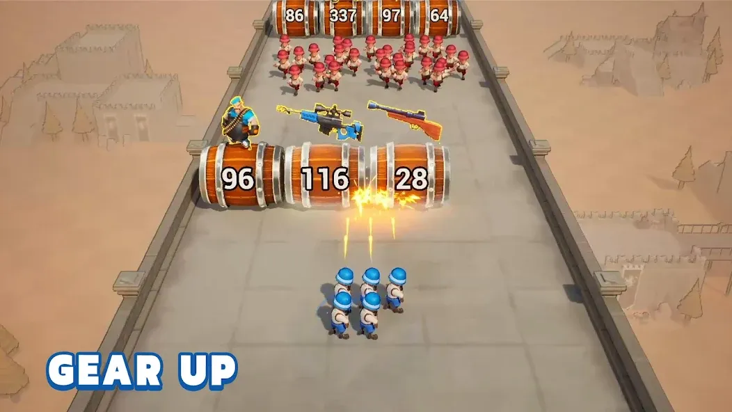 Скачать взломанную Top War: Battle Game — Много денег — скриншот 5