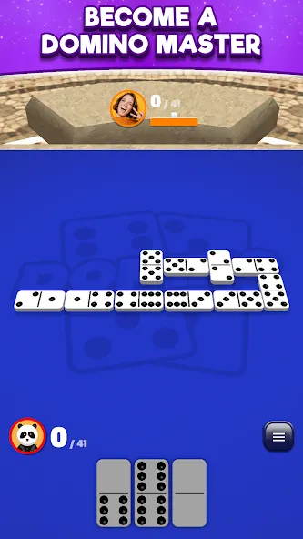 Скачать взлом Domino Club: 1v1 Online Game на Андроид — Много денег — скриншот 5