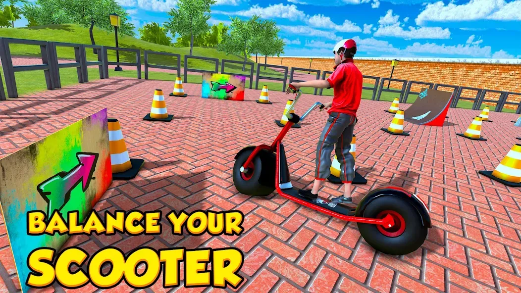 Скачать BMX Air Skate Scooter Tricks на Android — Много денег и всё разблокировано — скриншот 4
