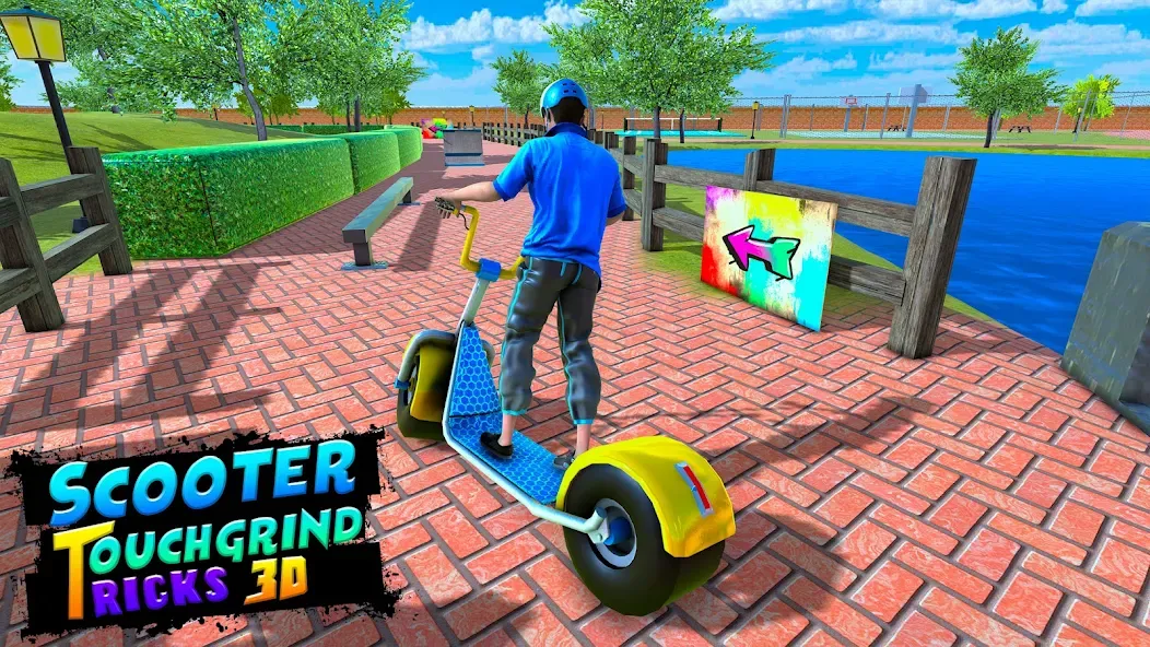 Скачать BMX Air Skate Scooter Tricks на Android — Много денег и всё разблокировано — скриншот 5