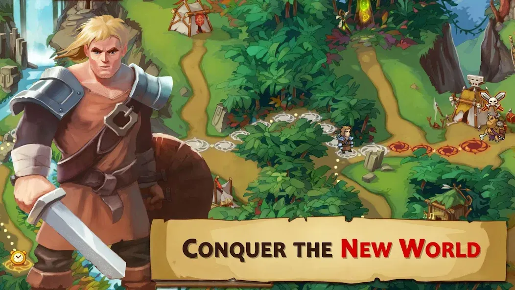 Braveland Heroes MOD APK на Android — Мод меню много денег и кристаллов — скриншот 2