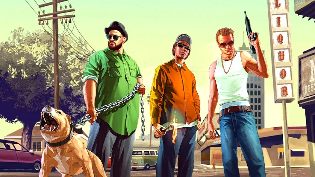 Скачать City Grand Gangster Crime с модом — Много денег — скриншот 3