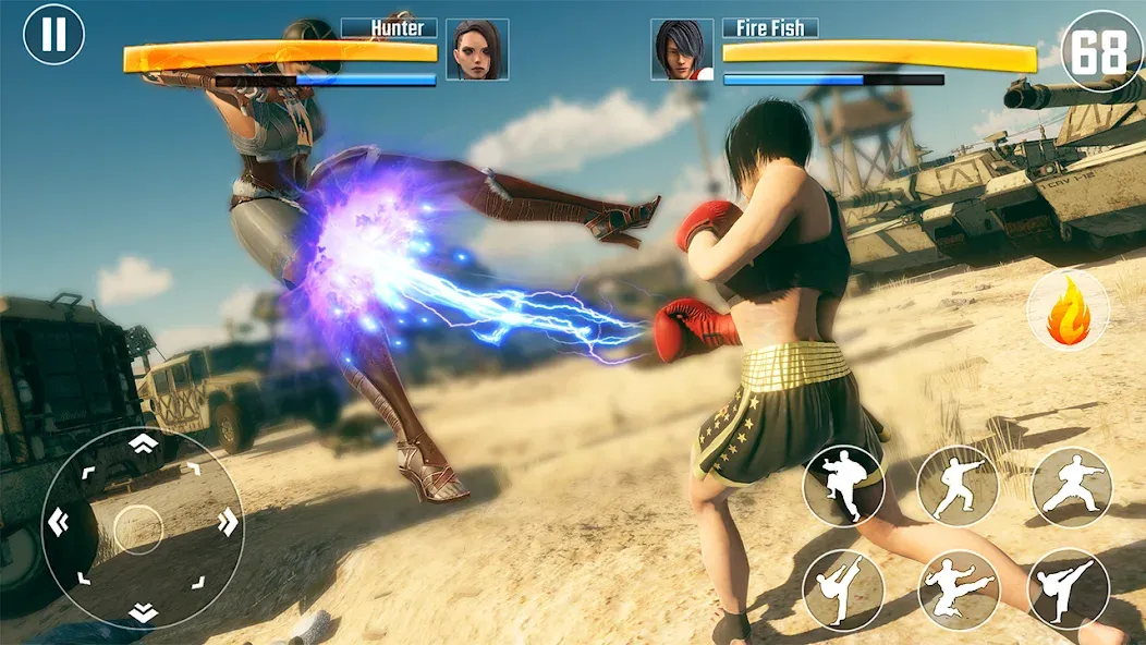 Kung Fu Fighting Karate Games MOD APK на Android — Много денег — скриншот 3