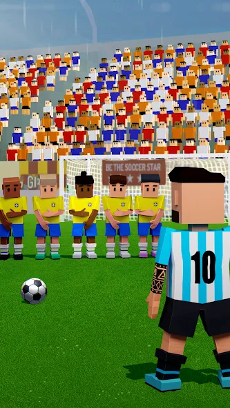 Скачать Mini Soccer Star: Football Cup на Android — Много денег — скриншот 1