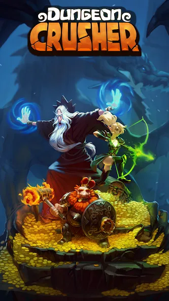 Dungeon Crusher: Soul Hunters на Андроид — Мод Много денег — скриншот 1
