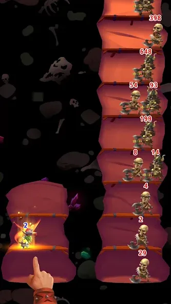 Dungeon Crusher: Soul Hunters на Андроид — Мод Много денег — скриншот 4