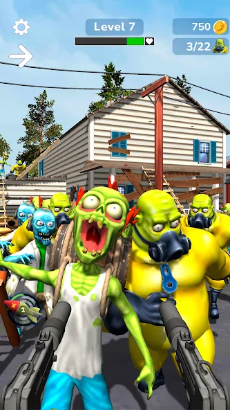 Tower Gunner: Zombie Shooter — Взломанная версия (Много денег и патронов) — скриншот 2 Tower Gunner: Zombie Shooter — Взломанная версия (Много денег и патронов) — скриншот 2