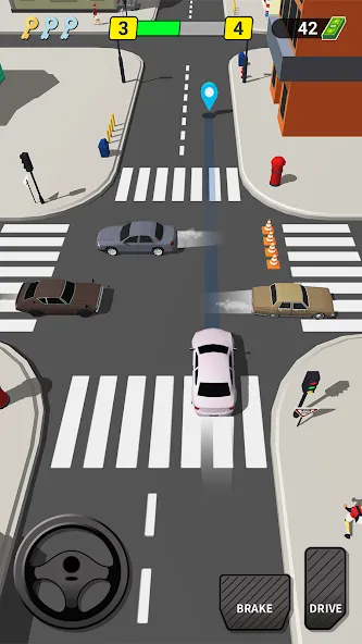Скачать взлом Pick Me Up 3D: Taxi Game на Андроид — Много денег — скриншот 1 Скачать взлом Pick Me Up 3D: Taxi Game на Андроид — Много денег — скриншот 1