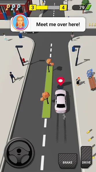 Скачать взлом Pick Me Up 3D: Taxi Game на Андроид — Много денег — скриншот 2 Скачать взлом Pick Me Up 3D: Taxi Game на Андроид — Много денег — скриншот 2