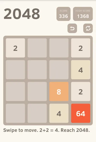 Скачать 2048 MOD APK — Много денег — скриншот 2