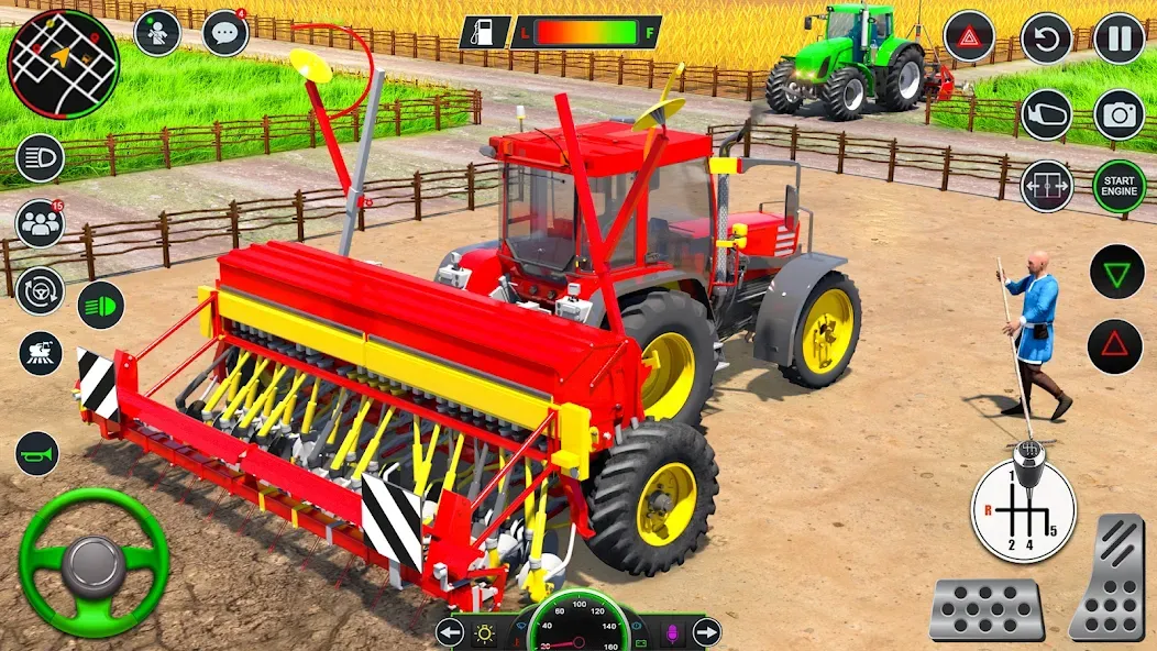 Real Tractor Driving Games — Взломанная версия (Много денег) — скриншот 2