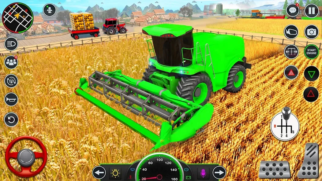 Real Tractor Driving Games — Взломанная версия (Много денег) — скриншот 3