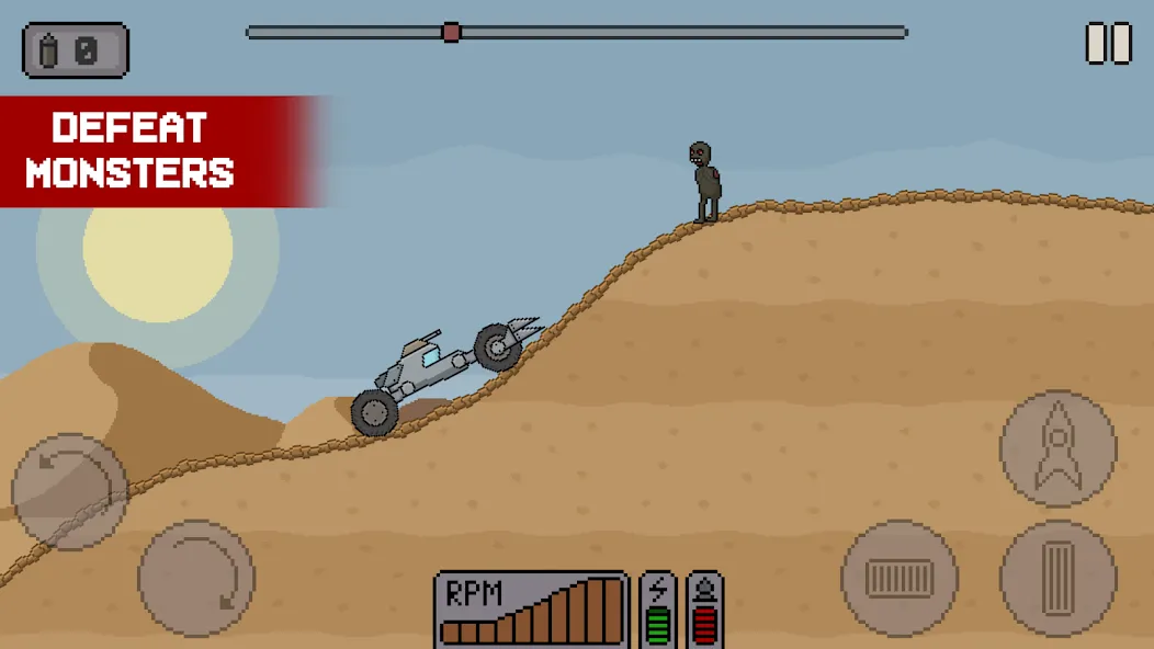 Death Rover: Space Zombie Race Mod APK Много денег — Скачать на Андроид — скриншот 2