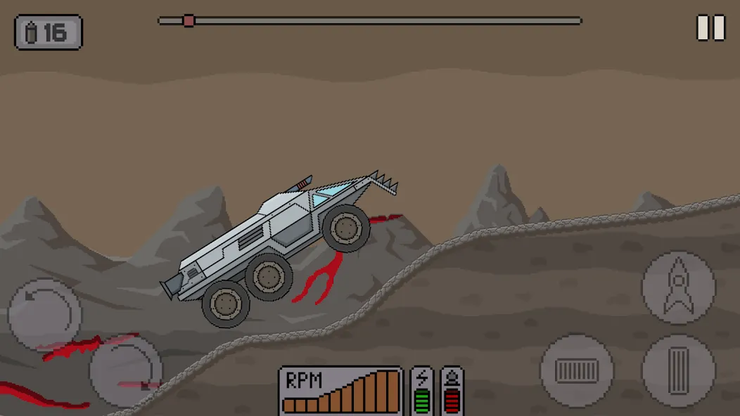 Death Rover: Space Zombie Race Mod APK Много денег — Скачать на Андроид — скриншот 5
