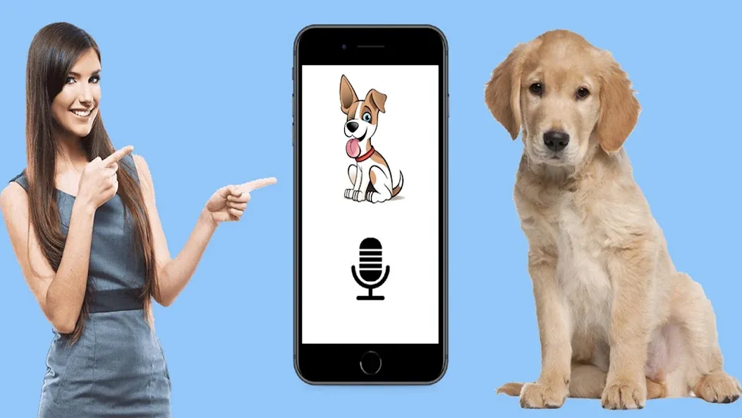 Взлом Dog Translator: Bark to Human — Все переводы разблокированы — скриншот 1