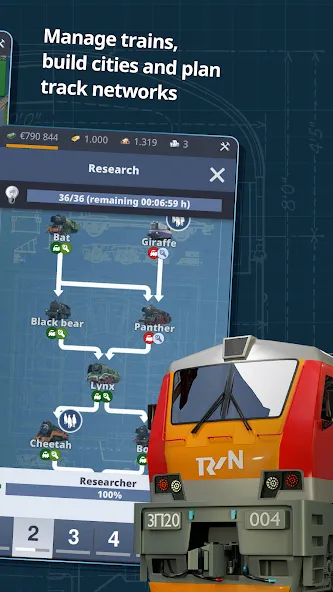 Rail Nation - Railroad Tycoon Mod APK Много денег и золота — Скачать на Андроид — скриншот 2