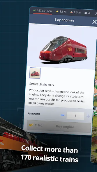 Rail Nation - Railroad Tycoon Mod APK Много денег и золота — Скачать на Андроид — скриншот 5