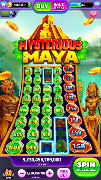 Скачать Spin To Rich - Vegas Slots — Модификация Много денег — скриншот 5