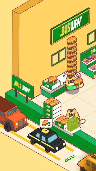 Скачать Cat Snack Bar: Cute Food Games — Много денег и без рекламы — скриншот 1