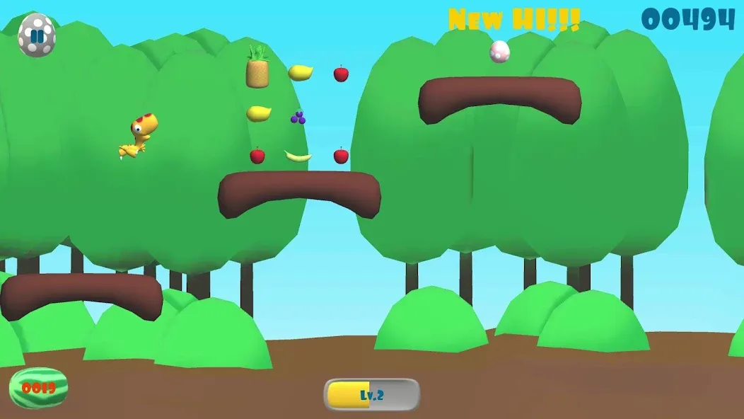 Скачать взломанную Dinosaur Run — Много денег — скриншот 2