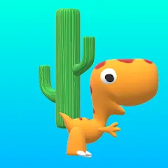 Скачать взломанную Dinosaur Run — Много денег