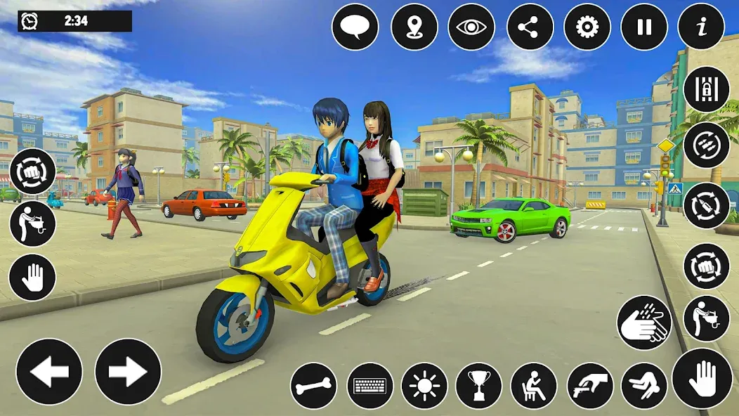 High School Boy Virtual Life — Взломанная версия (Много денег) — скриншот 2