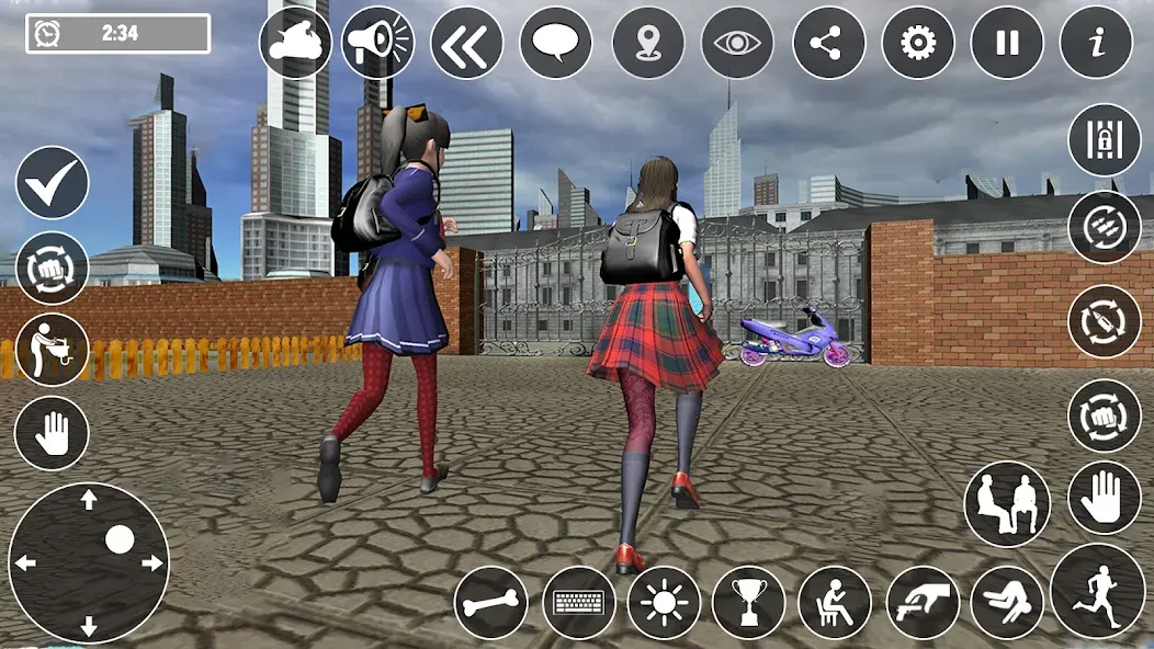 High School Boy Virtual Life — Взломанная версия (Много денег) — скриншот 4