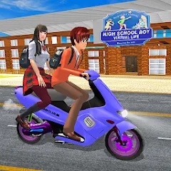 High School Boy Virtual Life — Взломанная версия (Много денег)