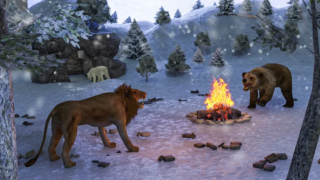 Скачать Polar Bear Family Survival на телефон — Много денег — скриншот 3
