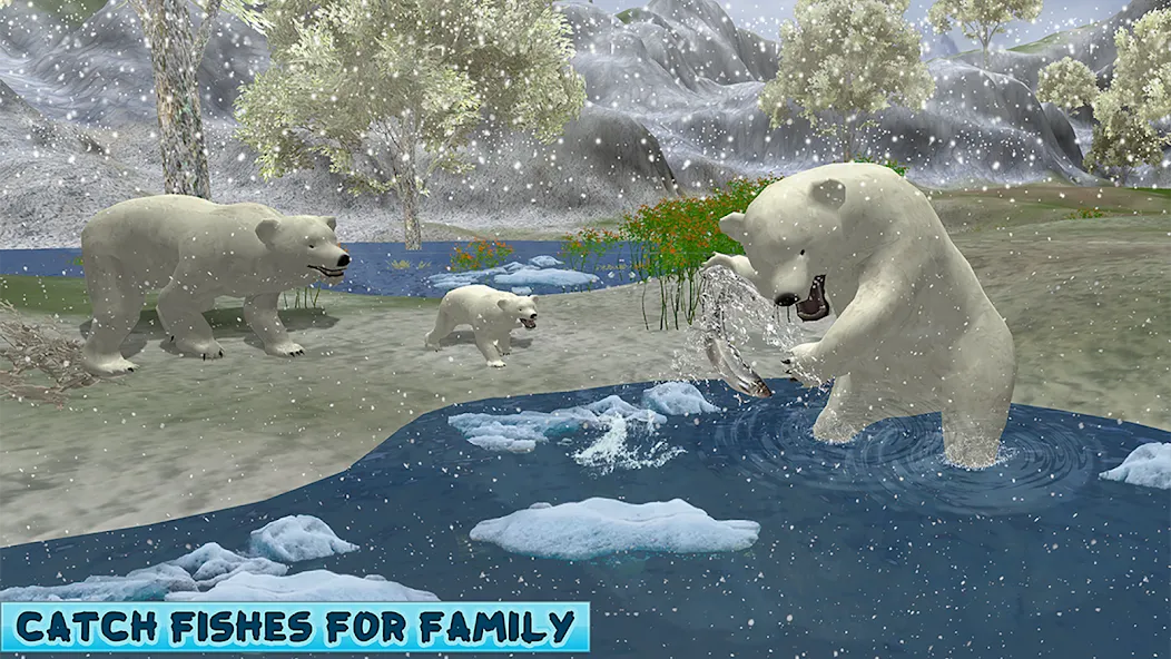 Скачать Polar Bear Family Survival на телефон — Много денег — скриншот 4