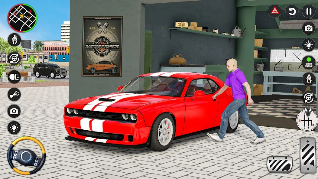 Скачать City Car Simulator & Car City с модом — Много денег — скриншот 2
