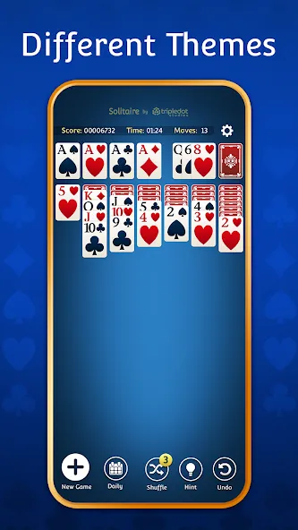 Solitaire: Classic Card Games MOD — Все темы разблокированы на Андроид — скриншот 4